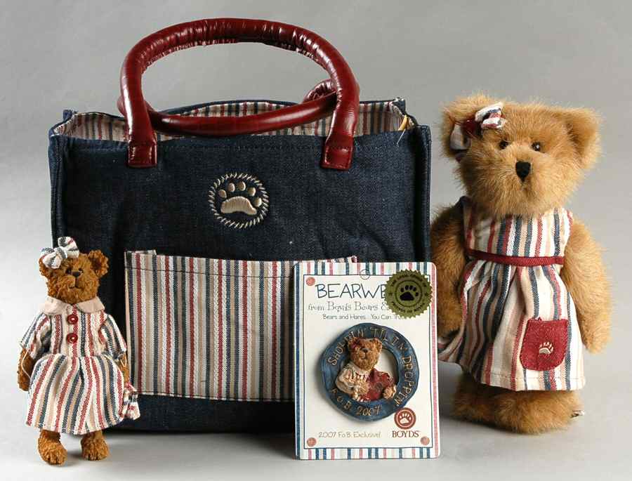 Friends of Boyds Shopping Til I'm Droppin - No Box by Boyds Bears-1