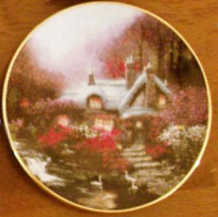 Enchanted Seasons Merritt's Cottage - No Box by Bradford Editions-1