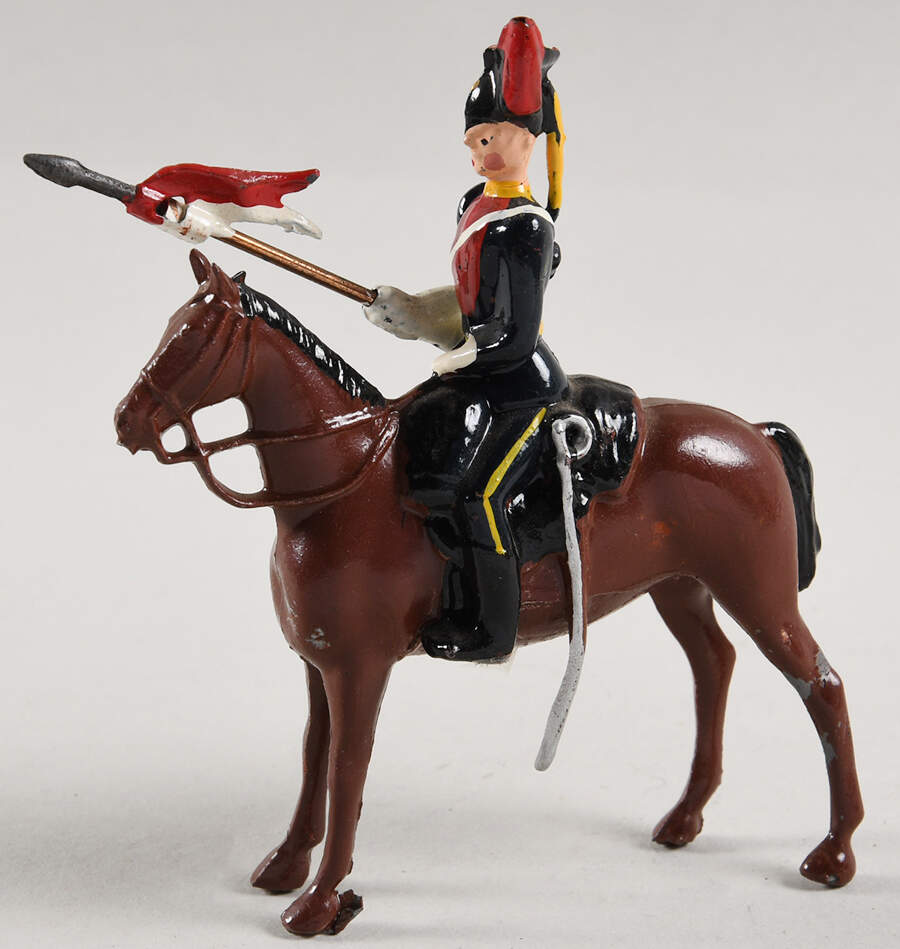 Die Cast Models Roan Mounted Lancer - Boxed by W Britain-1