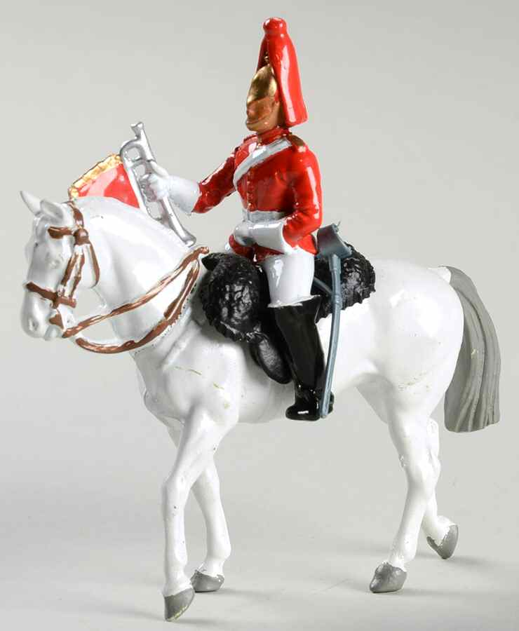 Die Cast Models Mounted Lifeguard W/ Trumpet - No Box by W Britain-1