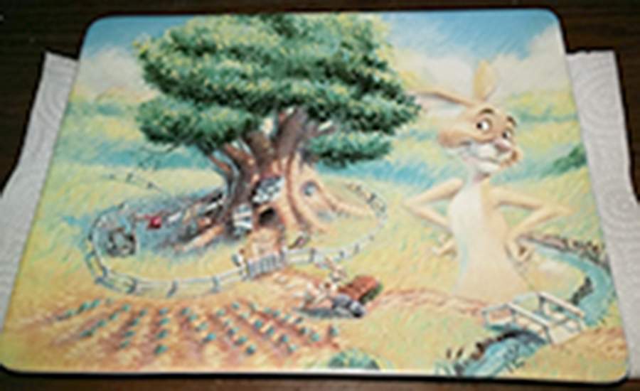 Hundred Acre Wood-A Special Place To Wonder Rabbit's House Of Growth & Sharing - No Box by Bradford Exchange-1