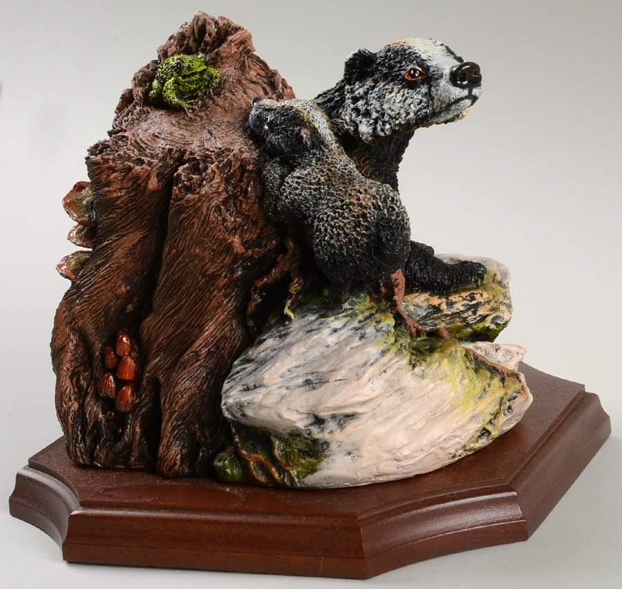 The Crown Collection First Friend-Badger - No Box by Bossons-1