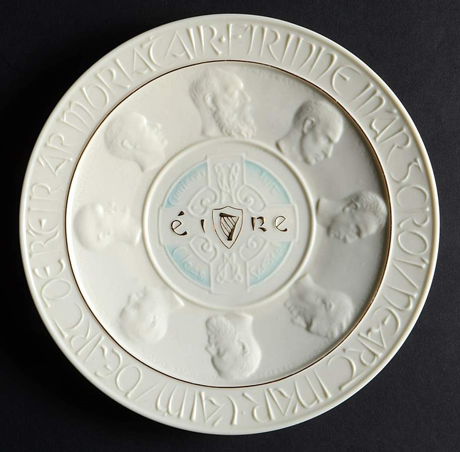 GAA Club Gaelic Plate Multicolor - No Box by Belleek Pottery (Ireland)-1