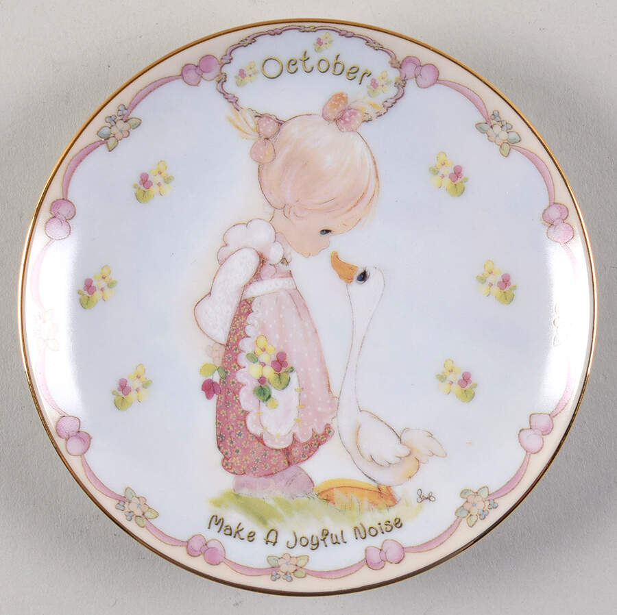 Sharing Precious Moments October-Make A Joyful Noise - No Box by Bradford Exchange-1
