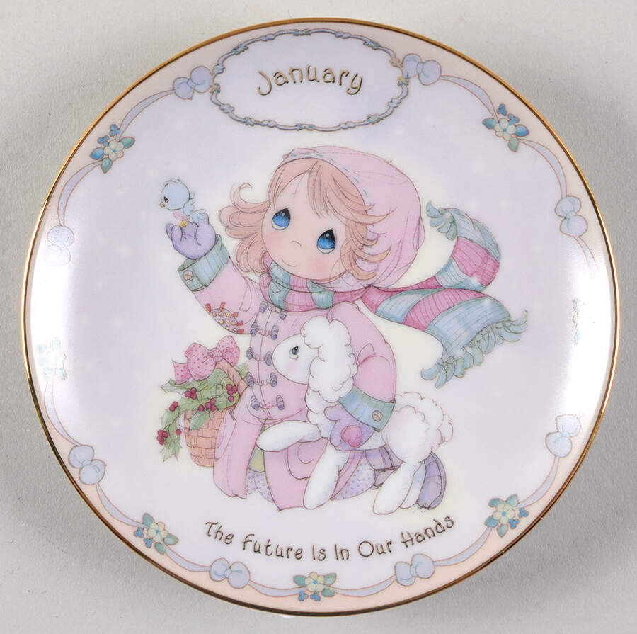 Sharing Precious Moments January-Future In Our Hands - No Box by Bradford Exchange-1