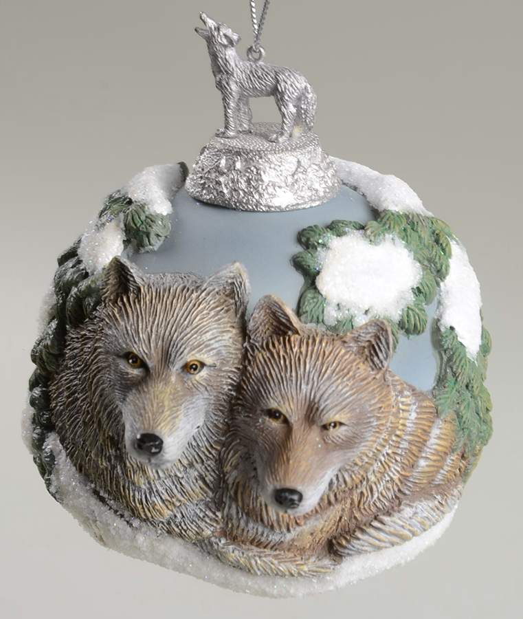 Eyes of the Wild Ornaments Eyes In The Pines - No Box by Bradford Editions-1