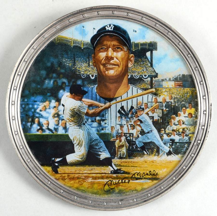 Mickey Mantle Collection Bronx Bomber - No Box by Bradford Exchange-1
