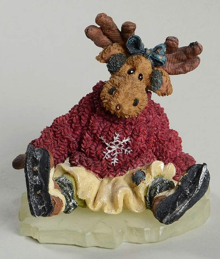 Moose Troop Mattie Frostbuns -Triple Klutz - With Box by Boyds Bears-1