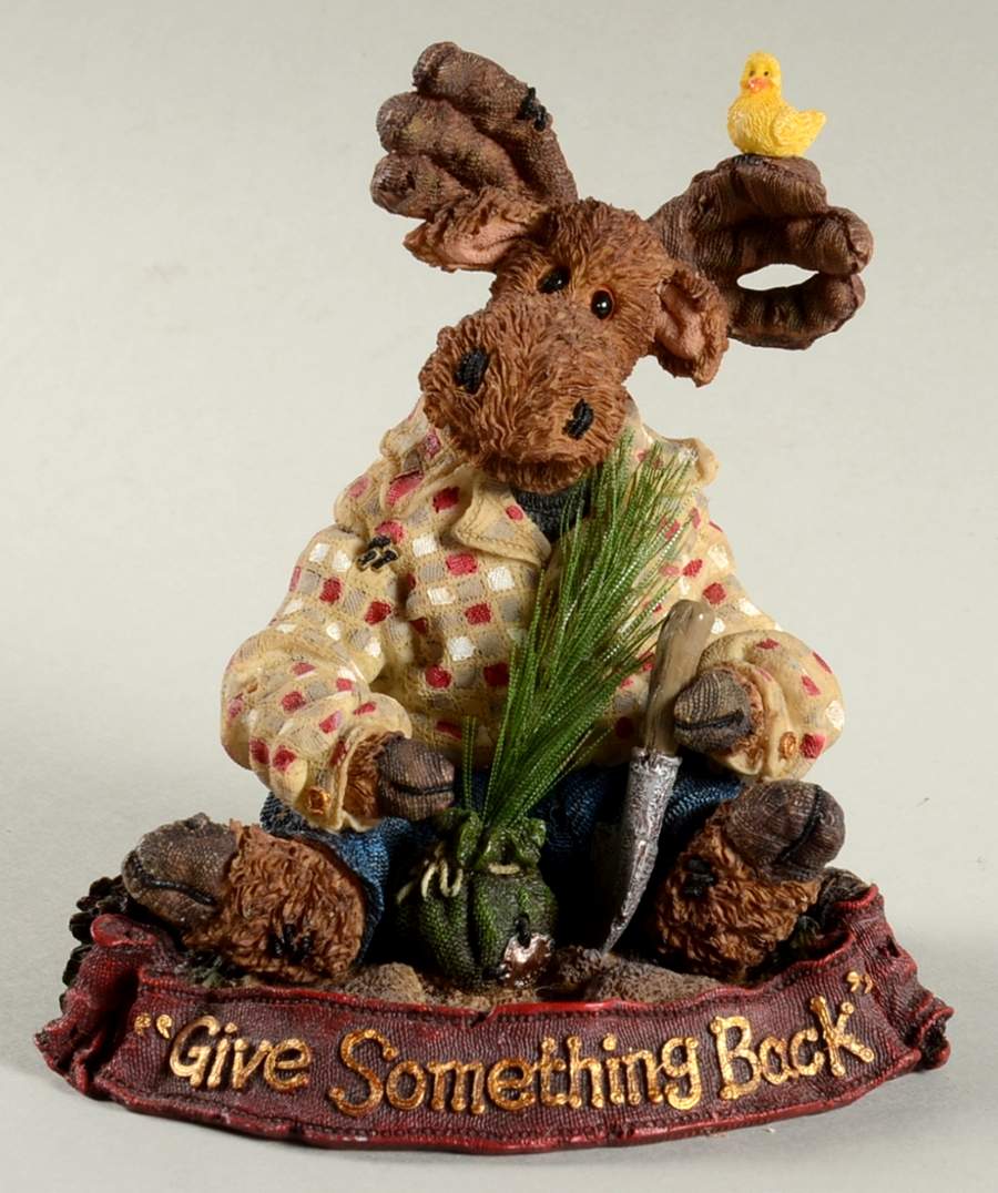 Moose Troop Hirum Mooselplanter-Friends Of The Fores - No Box by Boyds Bears-1