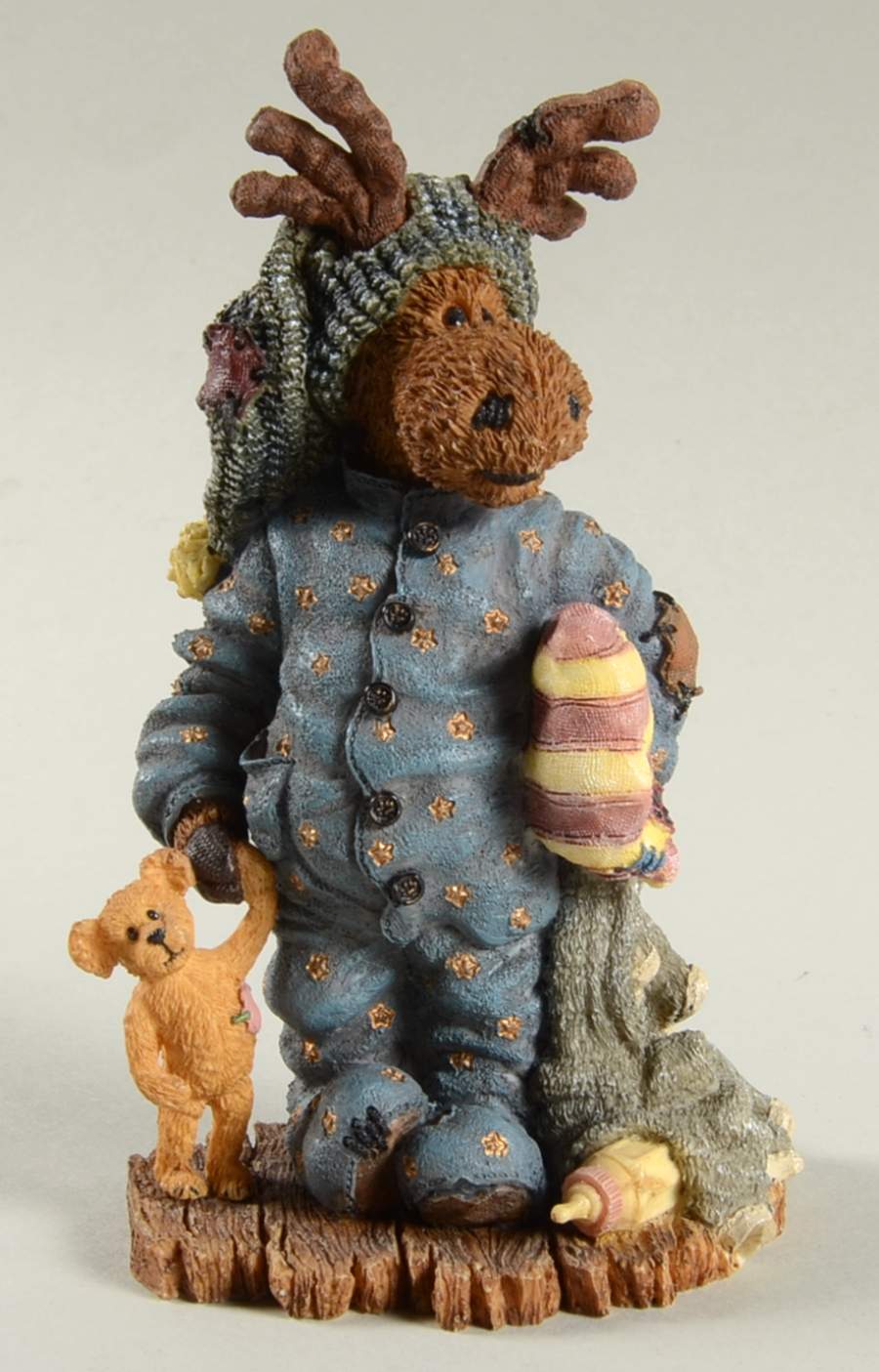 Moose Troop Edgar Mooselfluff With Acorn-Moosenap - No Box by Boyds Bears-1