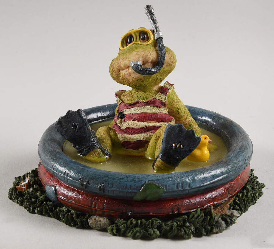 Ribbit and Company Lloyd Tadpool-Surf's Up - Boxed by Boyds Bears-1