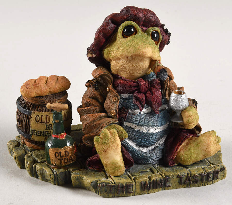 Ribbit and Company Jacques-The Wine Taster - No Box by Boyds Bears-1