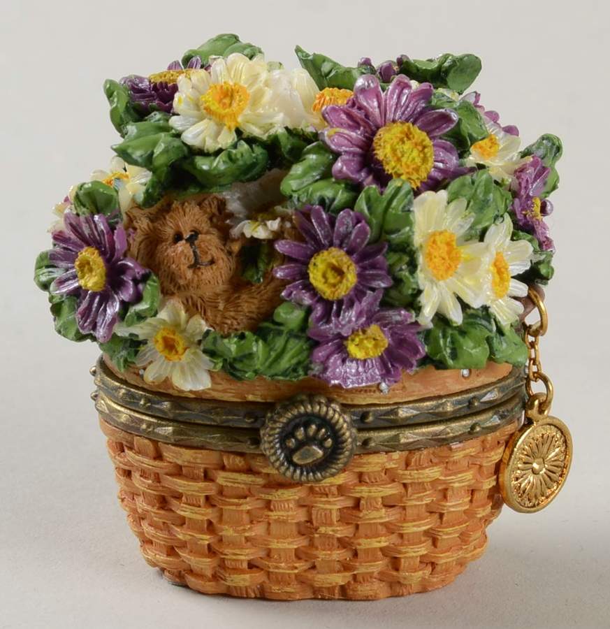 Beary Blossoms September/Aster - Boxed by Boyds Bears-1