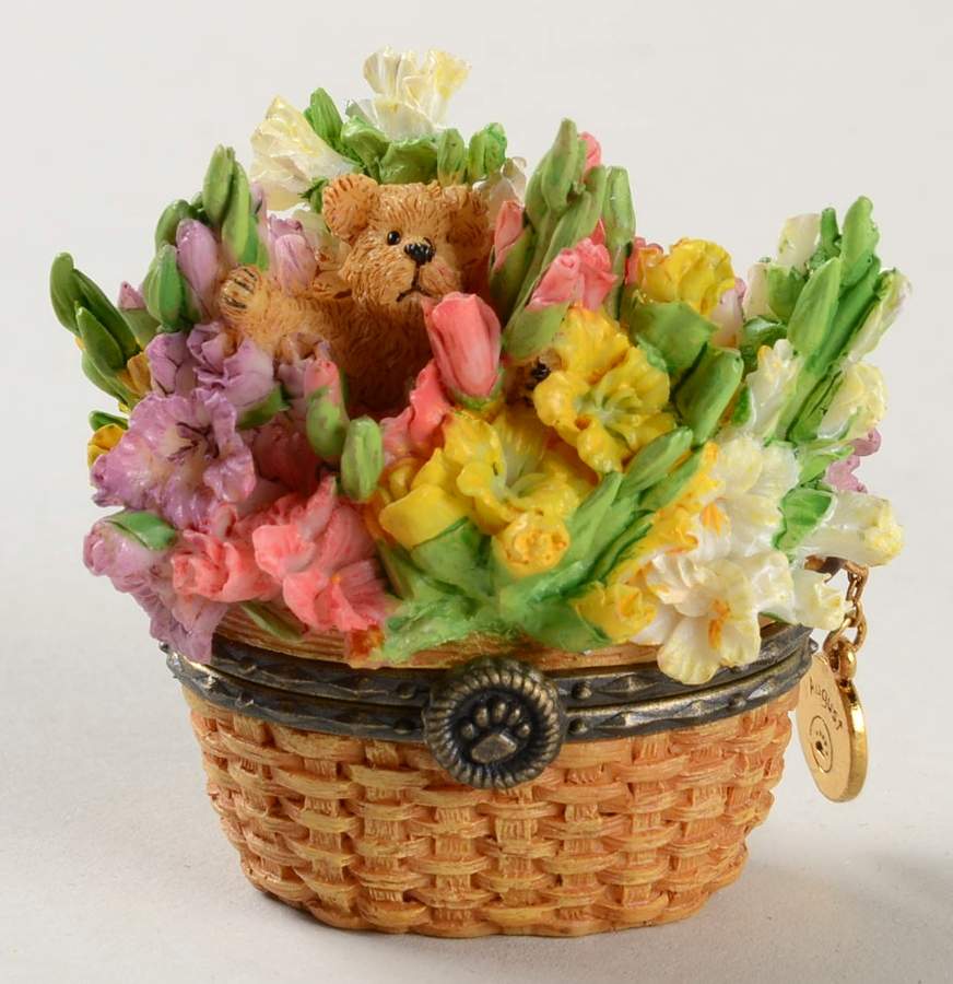 Beary Blossoms August/Gladiolus - No Box by Boyds Bears-1