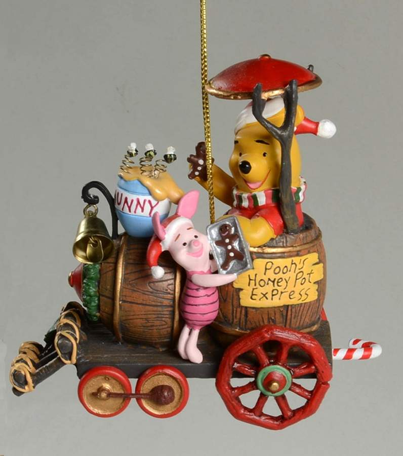 Pooh's Honeypot Express Train All Aboard The Honey Express - No Box by Bradford Editions-1