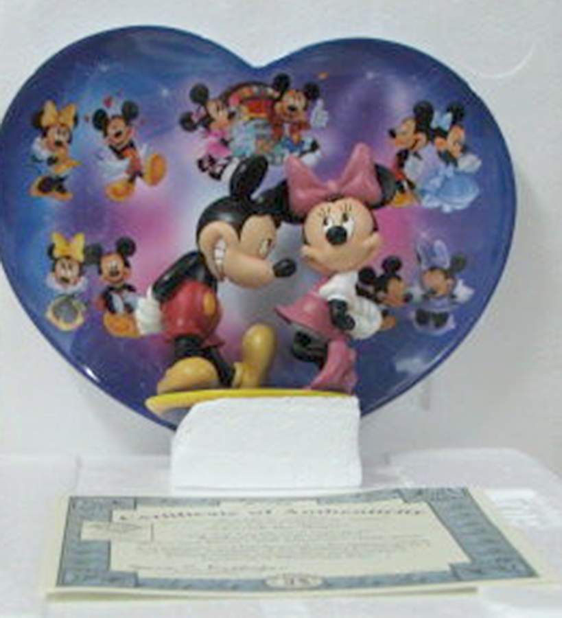 Mickey & Minnie's 75th Anniv Cherish The Magic - No Box by Bradford Exchange-1