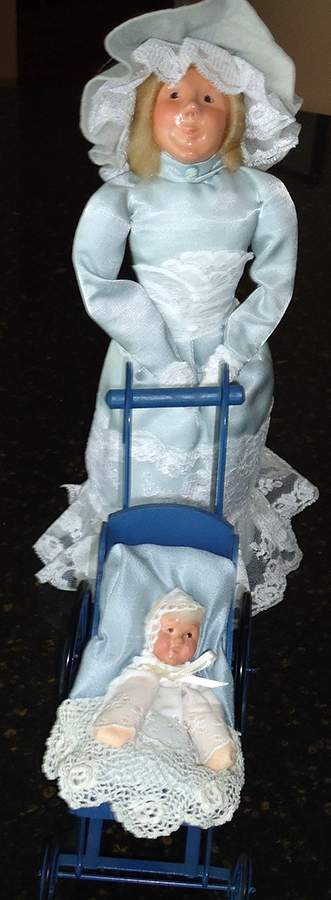 Mother's Day Mother With Carriage - No Box by Byers' Choice Ltd-1