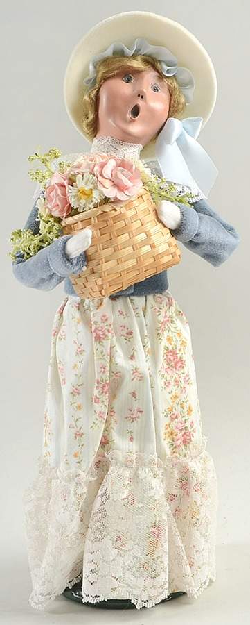 Mother's Day Mother With Flower Bouquet Basket - No Box by Byers' Choice Ltd-1