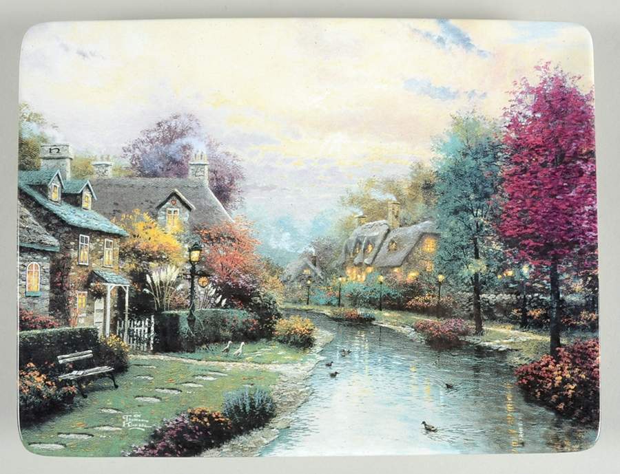 Lamplight Village2-Rectangle Lamplight Brooke - No Box by Bradford Exchange-1