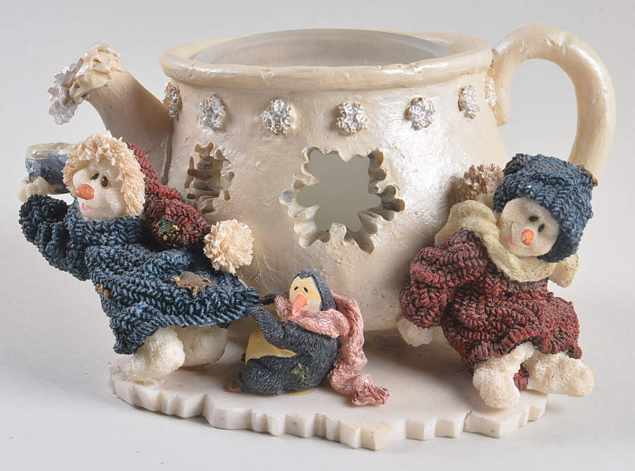 Snow Dooodes Cicely And Juneau-Tea Light - No Box by Boyds Bears-1