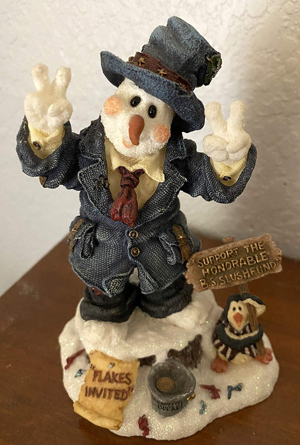 Snow Dooodes B.S. Slushfund With Veto-Slippery Platfo - Boxed by Boyds Bears-1