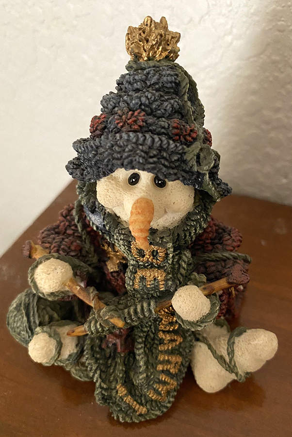 Snow Dooodes Pearl The Knitter - No Box by Boyds Bears-1