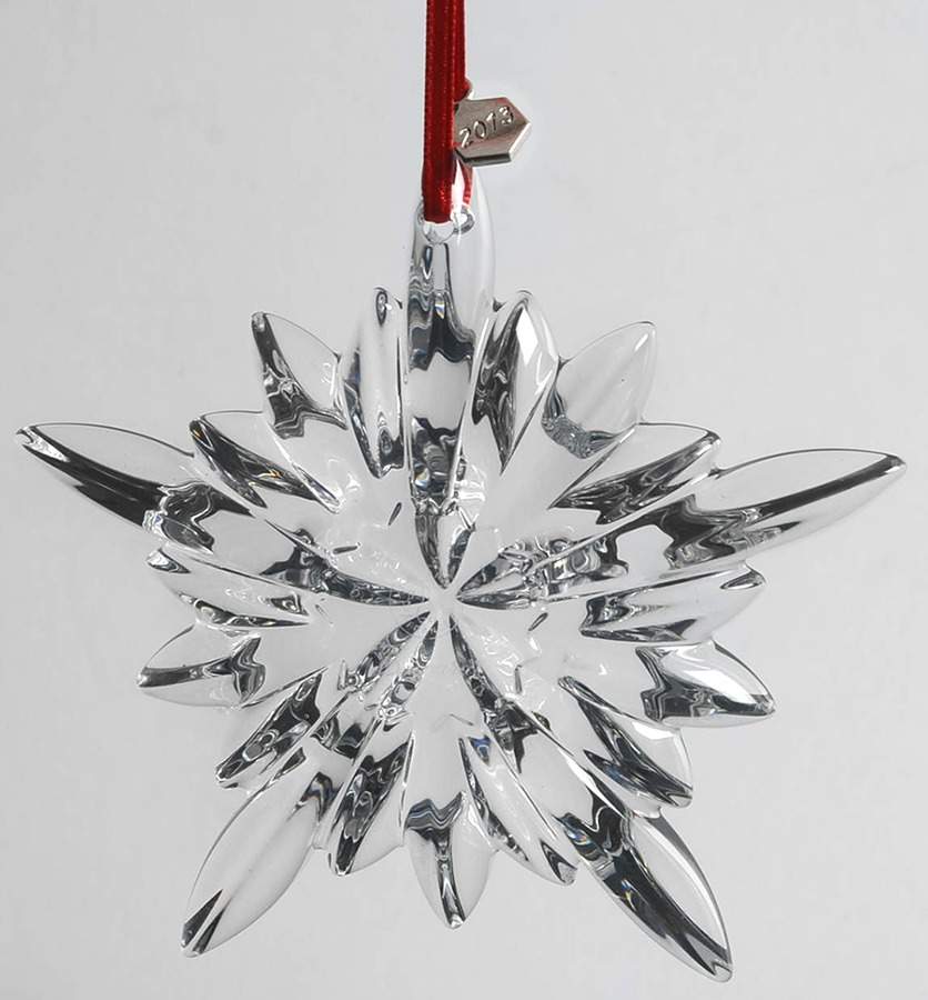 Baccarat Ornaments Courchevel Snowflake-Clear - No Box by Baccarat-1