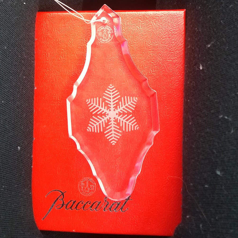 Baccarat Ornaments Snowflake-No Date - No Box by Baccarat-1