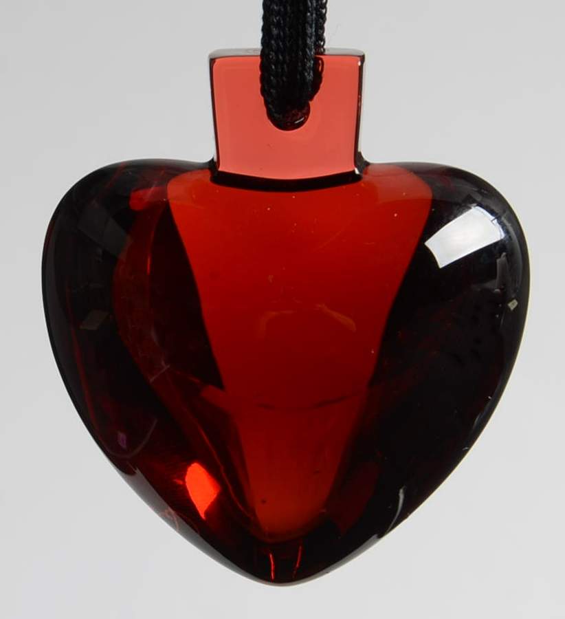 Baccarat Ornaments Puffy Red Heart - No Box by Baccarat-1