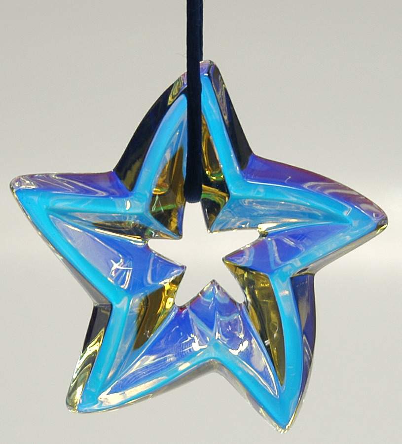 Baccarat Ornaments Iridescent Star - No Box by Baccarat-1