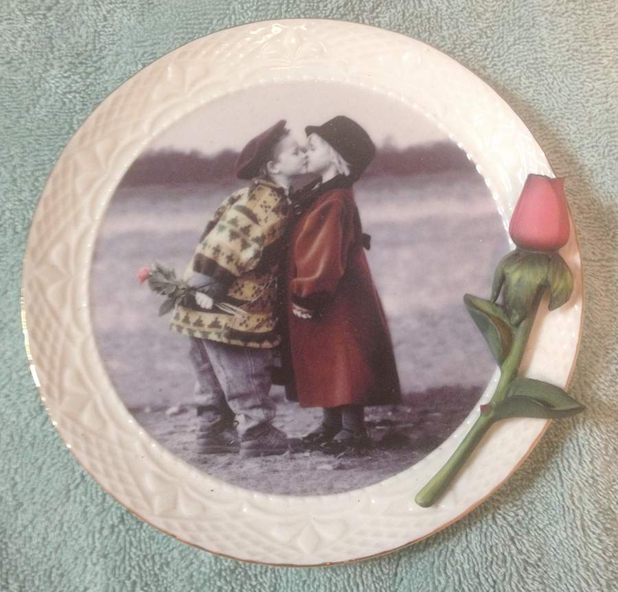 Little Sweethearts Love Sealed With A Kiss - No Box by Bradford Exchange-1