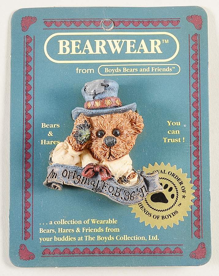 Bearwear Uncle Elliot The Head Bean You - No Box by Boyds Bears-1