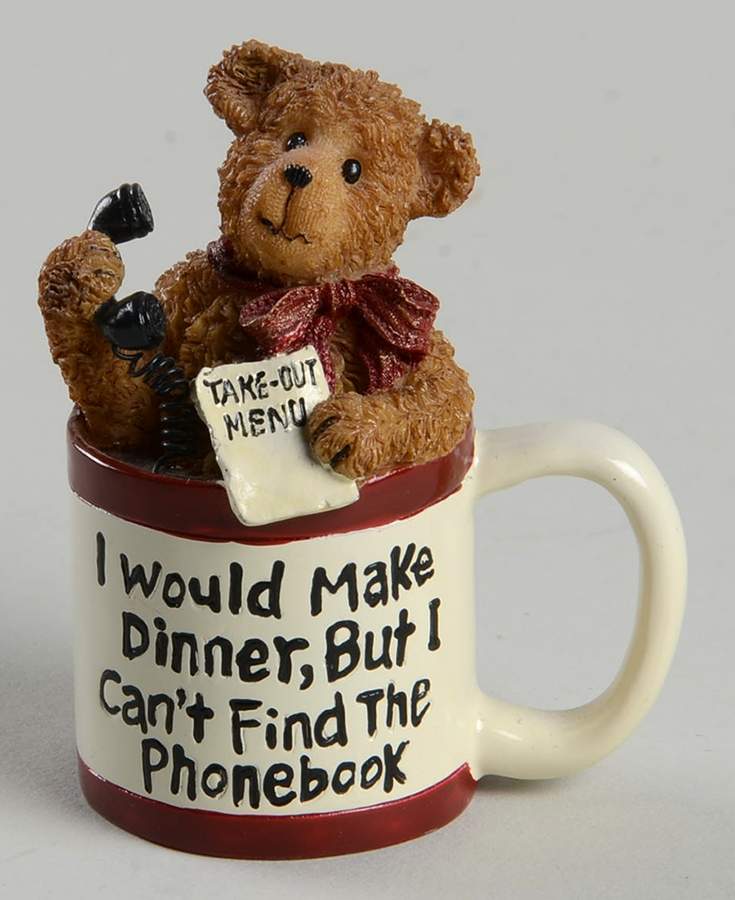 The Razz-Bearies Carrie Out - I Would Make Dinner - No Box by Boyds Bears-1