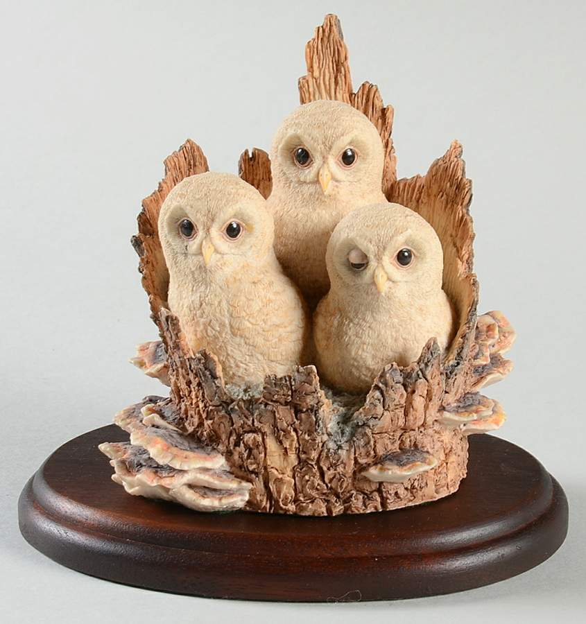 Ayres British Birds Owlets-Twany - No Box by Border Fine Arts-1
