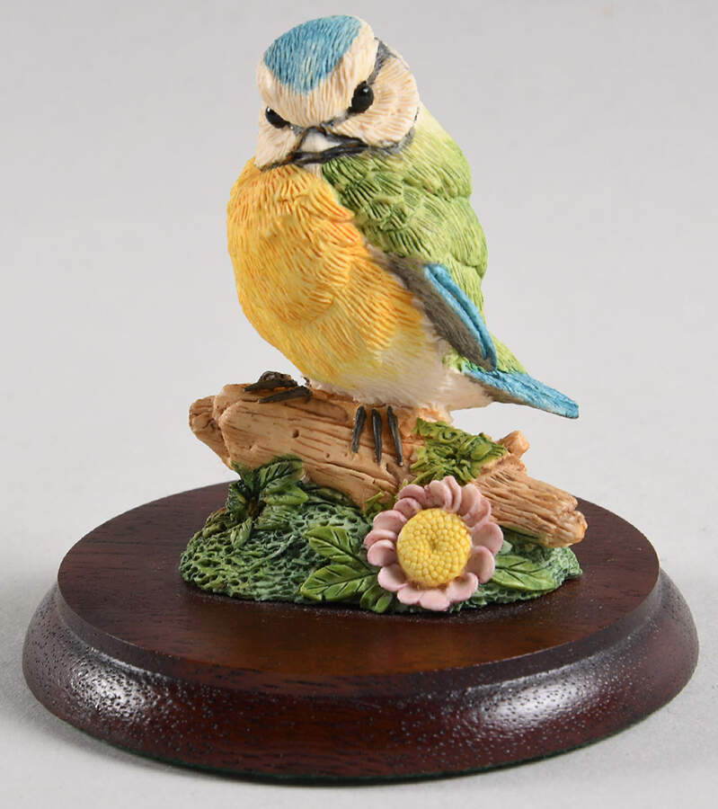 Russell Willis Birds Baby Blue Tit - Boxed by Border Fine Arts-1