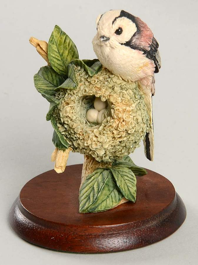 Russell Willis Birds Long Tailed Tit And Nest - With Box by Border Fine Arts-1