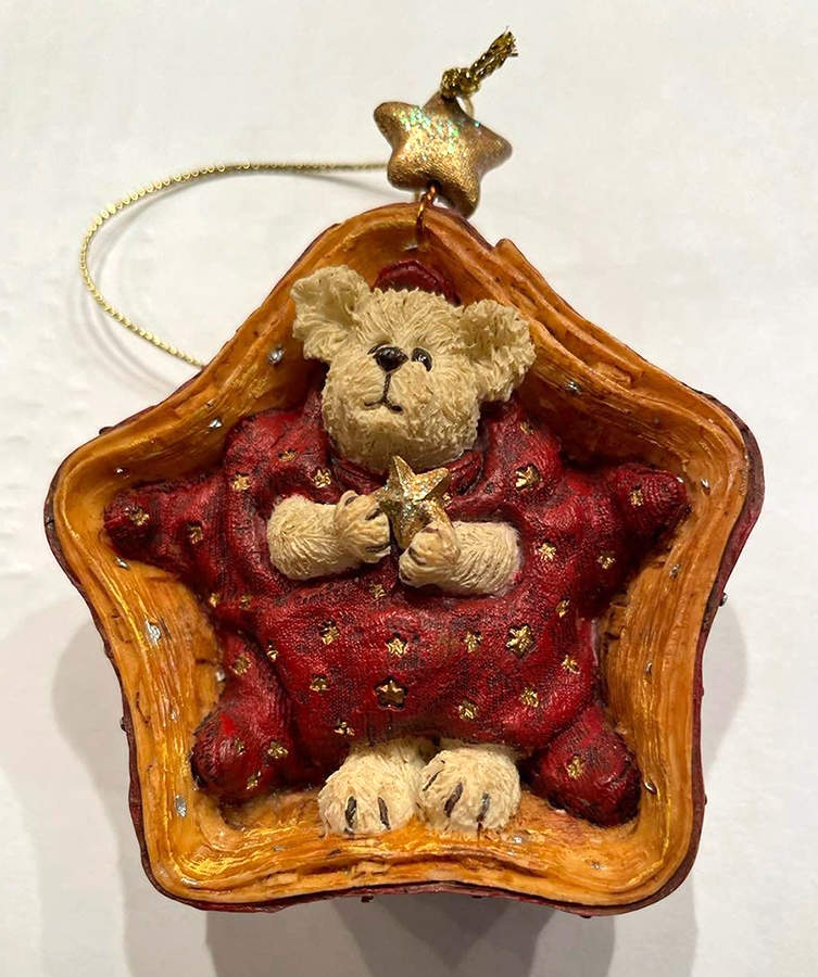 Longaberger Bears Twinkles Starbeary-Ornament - No Box by Boyds Bears-1