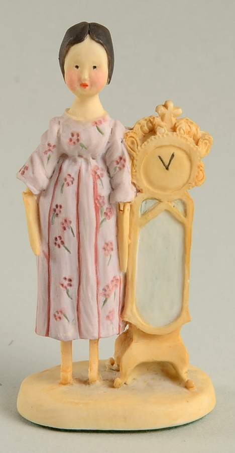 Beatrix Potter Jane & Clock - No Box by Border Fine Arts-1