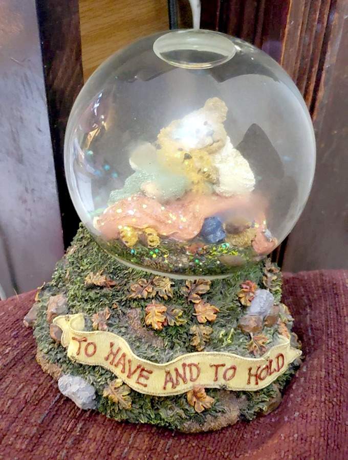 Folkstone Waterglobes To Have And To Hold-You Are My - No Box by Boyds Bears-1