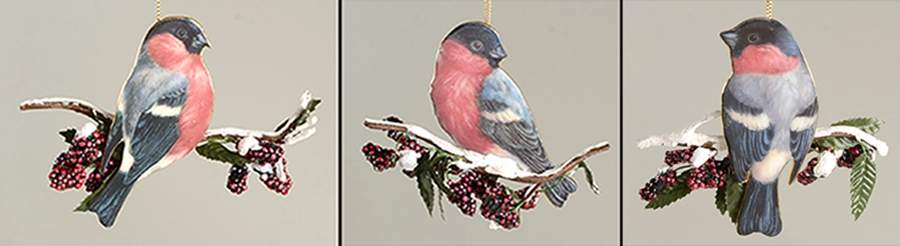 Winter Garden Feathered Friends Eighth Issue-Set Of 3 - No Box by Bradford Editions-1
