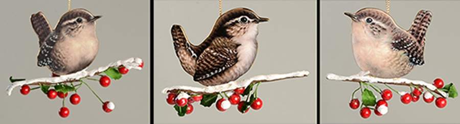 Winter Garden Feathered Friends Fifth Issue-Set Of 3 - No Box by Bradford Editions-1