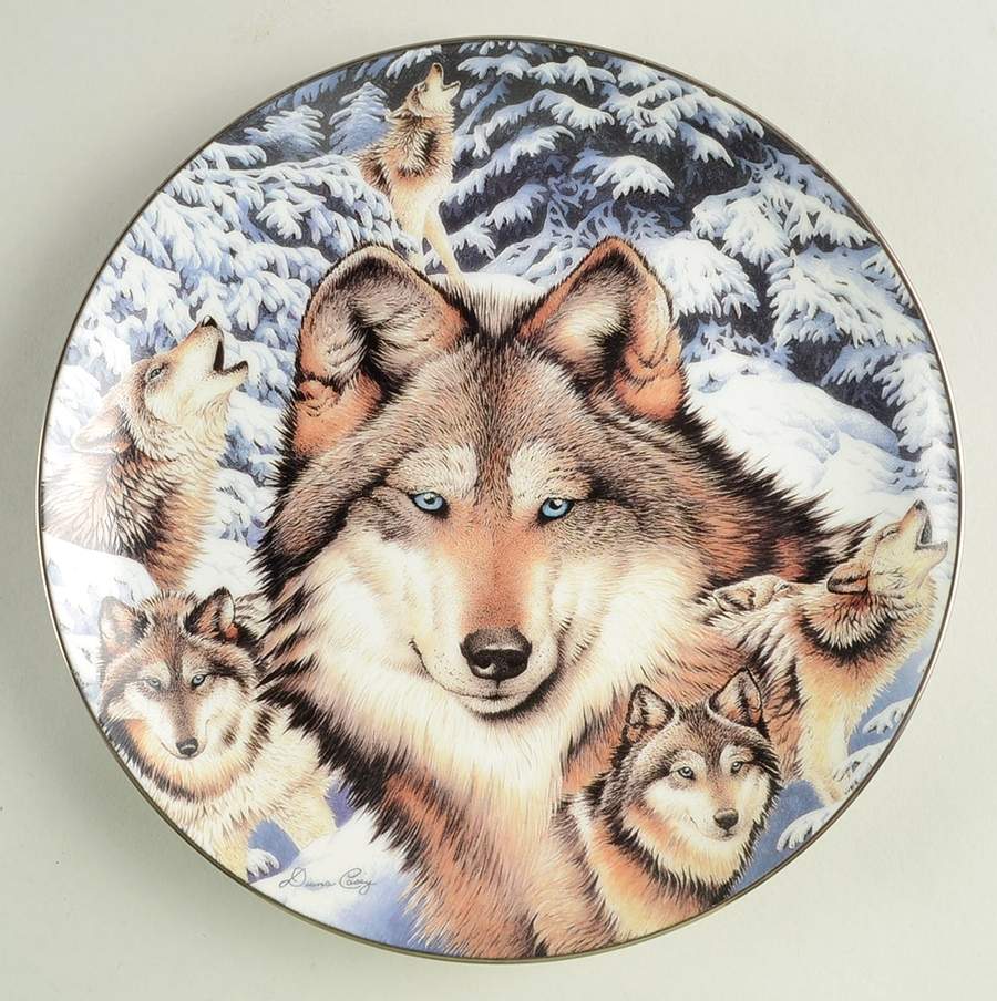 Window To the Soul Eyes Of The Forest - No Box by Bradford Exchange-1