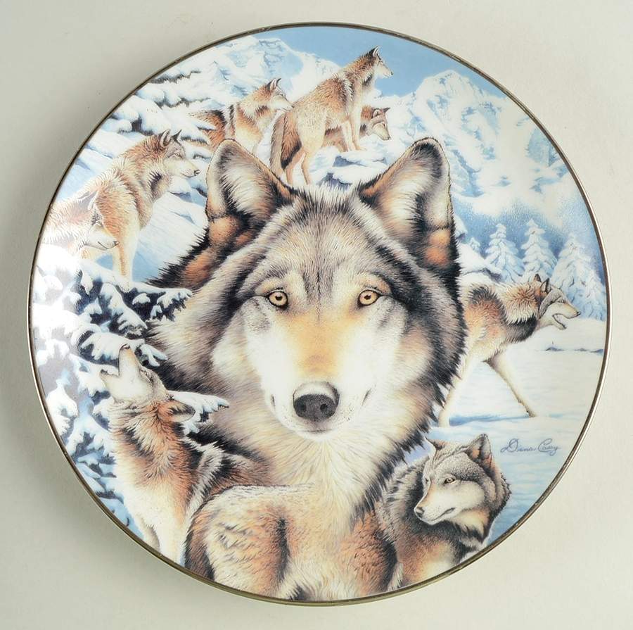 Window To the Soul Snow Sentinels - No Box by Bradford Exchange-1