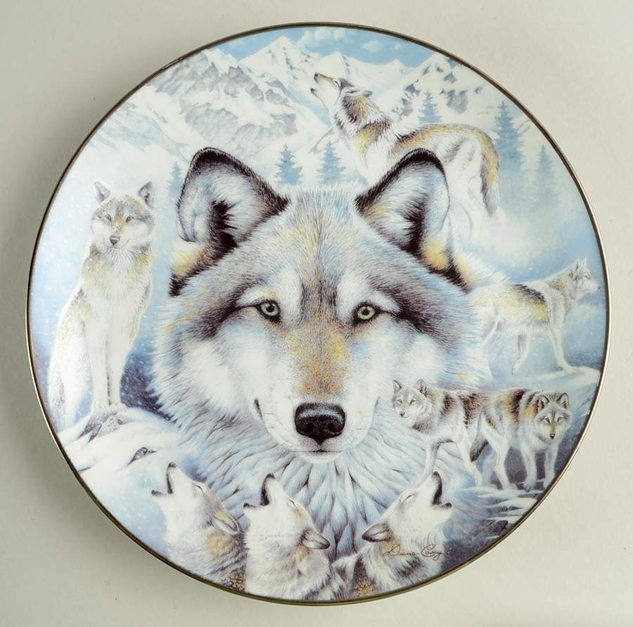 Window To the Soul Vision Of The Pack - No Box by Bradford Exchange-1