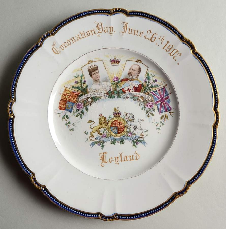 Booths Royalty Giftware Edward Vii Coronation Plate - No Box by Booths-1