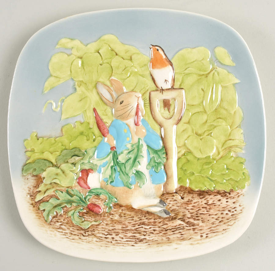 Beatrix Potter Plates Peter Rabbit Plaque-2nd Ver - Boxed by Beswick-1
