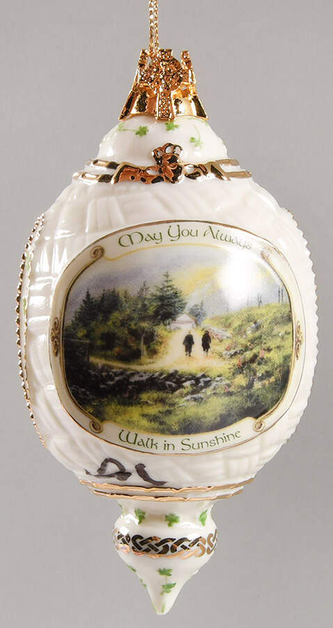 Irish Blessings Ornament Collection May You Always Walk In The Sunshine - No Box by Bradford Editions-1