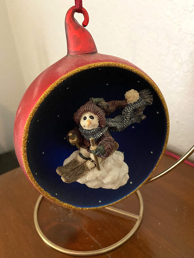 Snow Doodles Ornaments Jacques Starlight Skier - No Box by Boyds Bears-1
