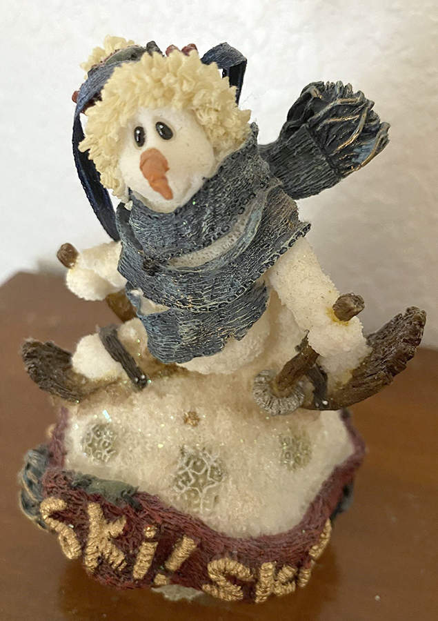Snow Doodles Ornaments Lars-Ski-Ski-Ski - No Box by Boyds Bears-1