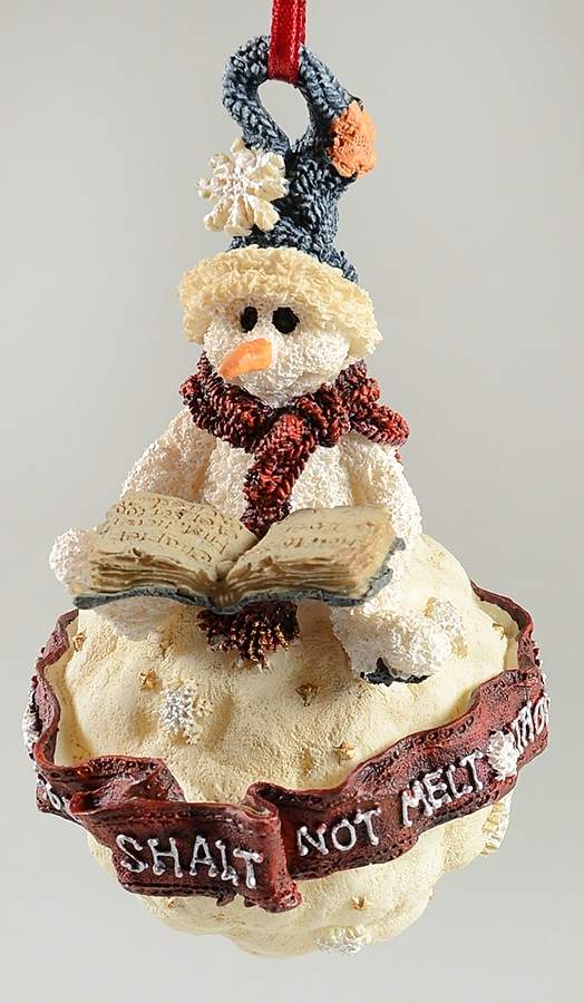 Snow Doodles Ornaments Axel-Thou Shalt Not Melt! - No Box by Boyds Bears-1